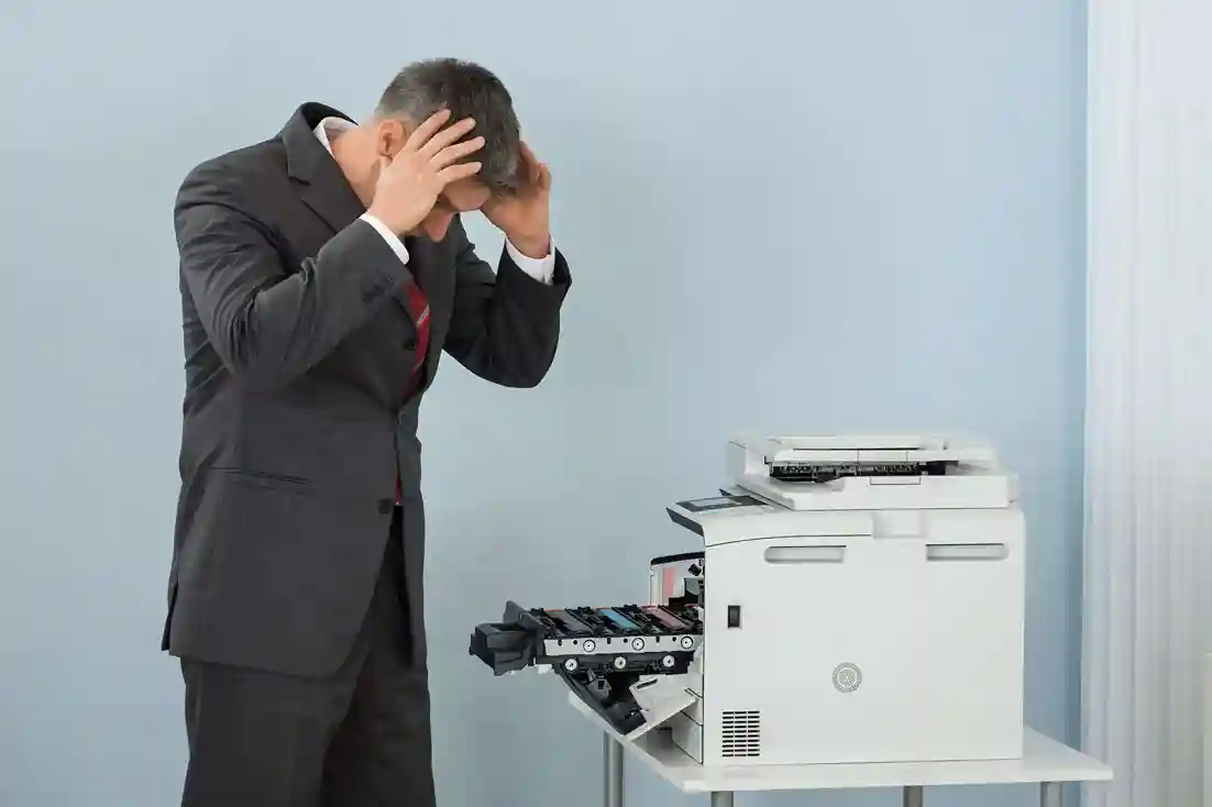 Print job stuck in queue